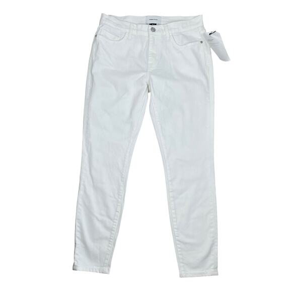 Current Elliott High Rise The Stiletto Skinny Jeans Clean White Size 27 - Picture 1 of 7